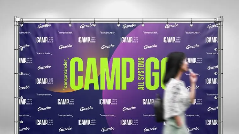 Campminder brand work by Studio Parkside