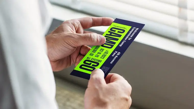 Campminder brand work by Studio Parkside