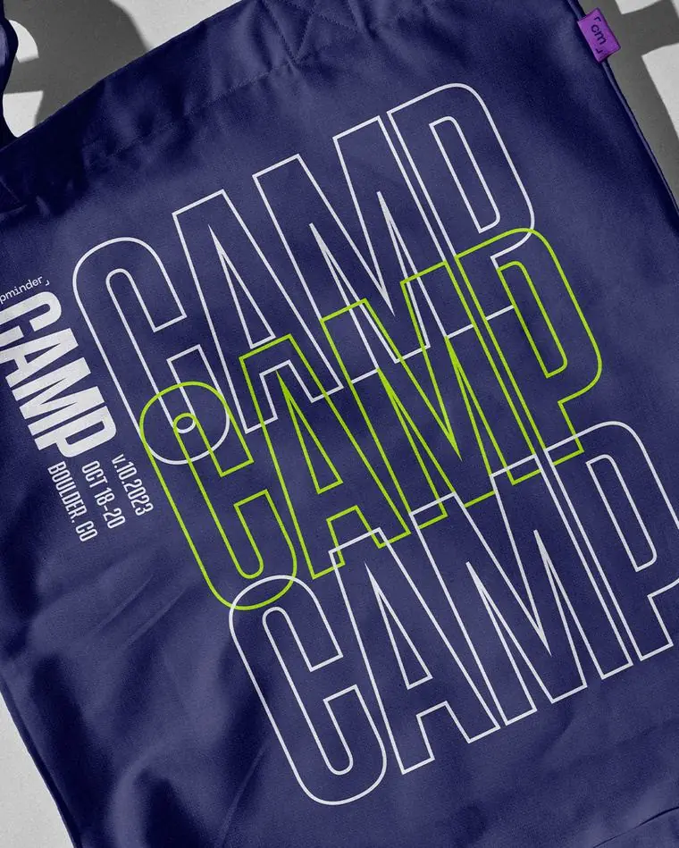 Campminder brand work by Studio Parkside