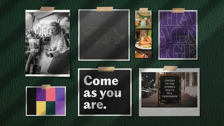 Champagne Tiger brand work by Studio Parkside
