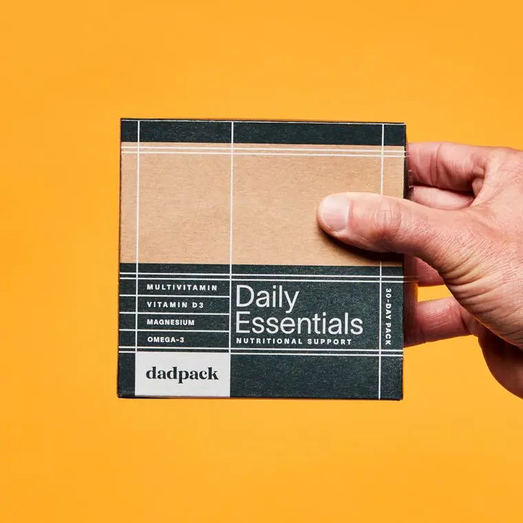 Dadpack brand work by Studio Parkside