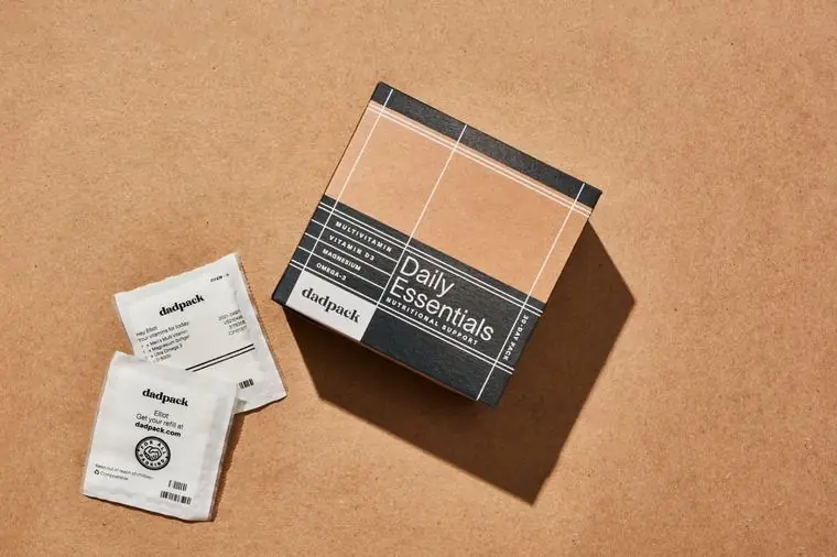 Dadpack brand work by Studio Parkside