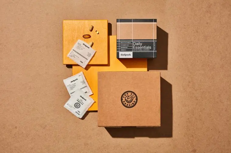 Dadpack brand work by Studio Parkside