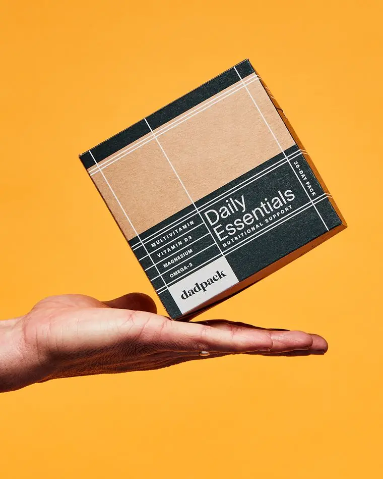 Dadpack brand work by Studio Parkside