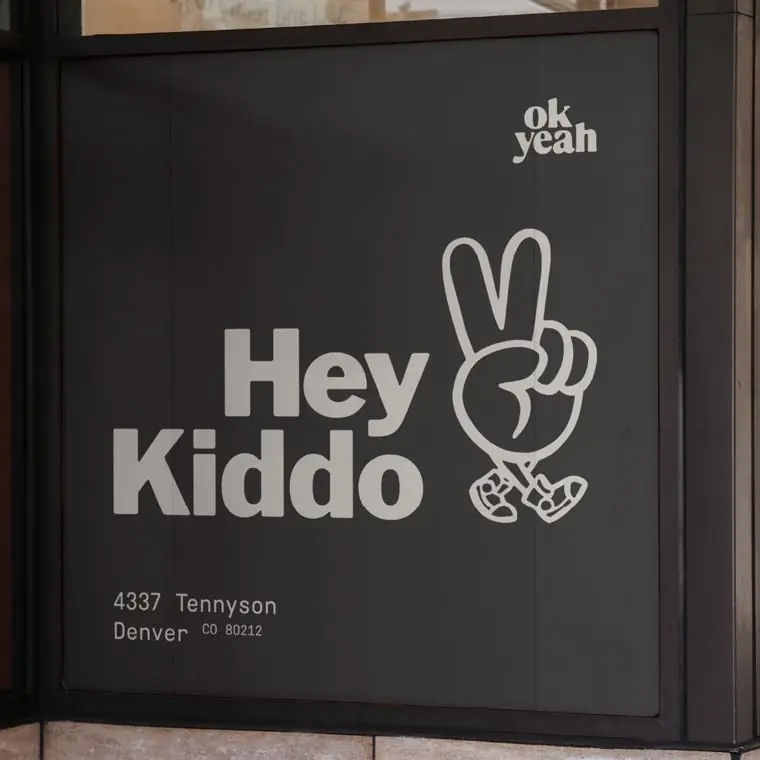 Hey Kiddo brand work by Studio Parkside