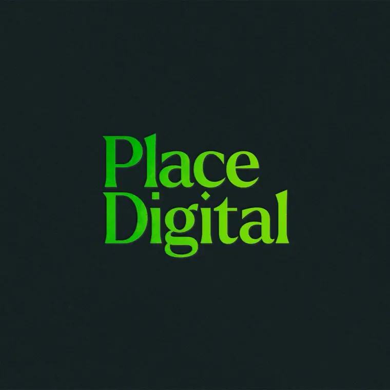 Place Digital brand work by Studio Parkside