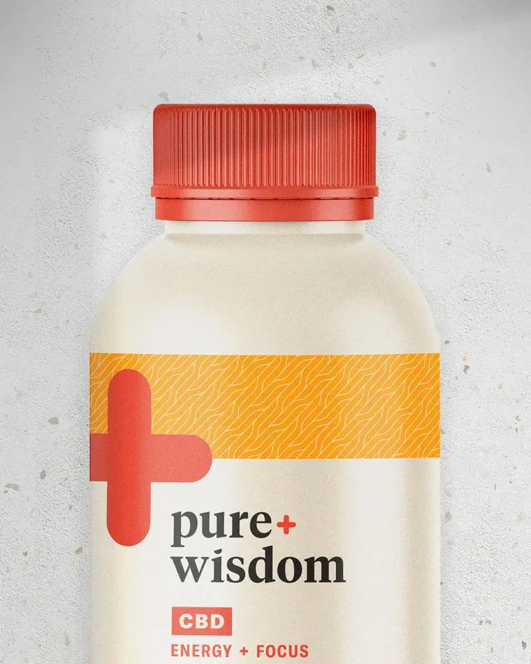 Pure + Wisdom brand work by Studio Parkside