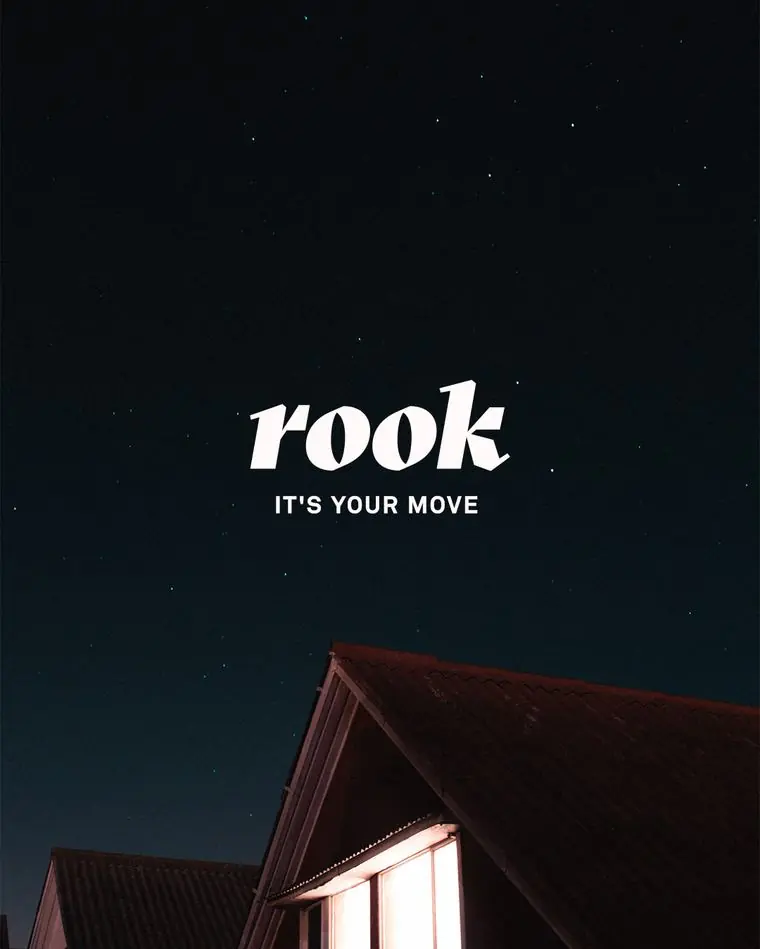 Rook brand work by Studio Parkside