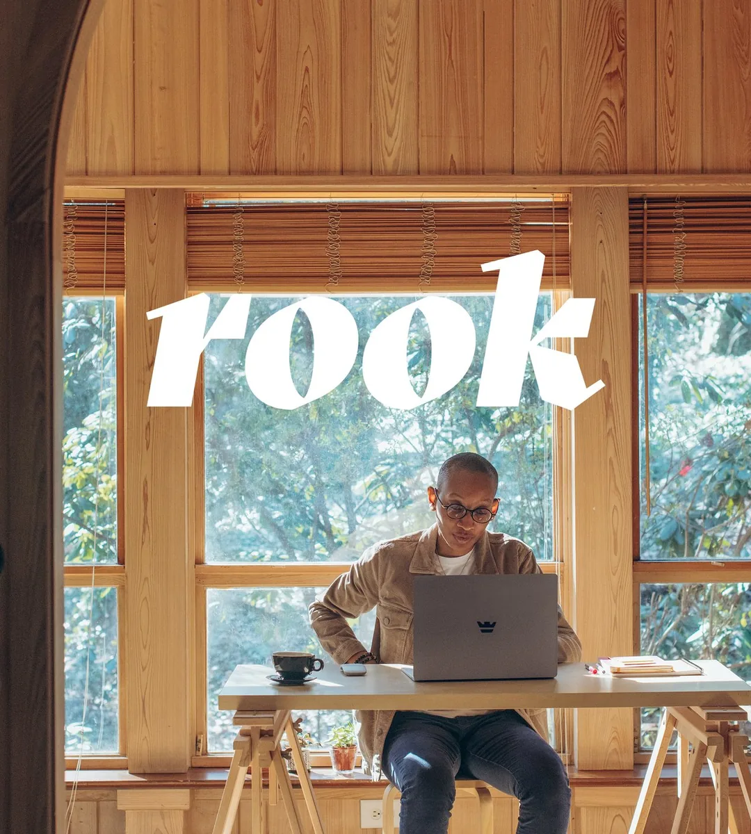 Rook brand work by Studio Parkside