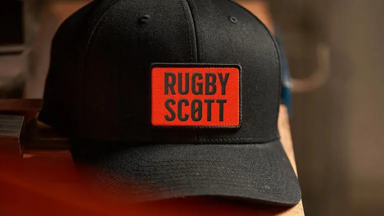 Rugby Scott brand work by Studio Parkside