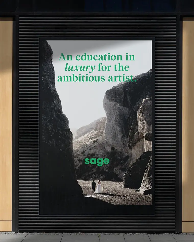 Sage brand work by Studio Parkside
