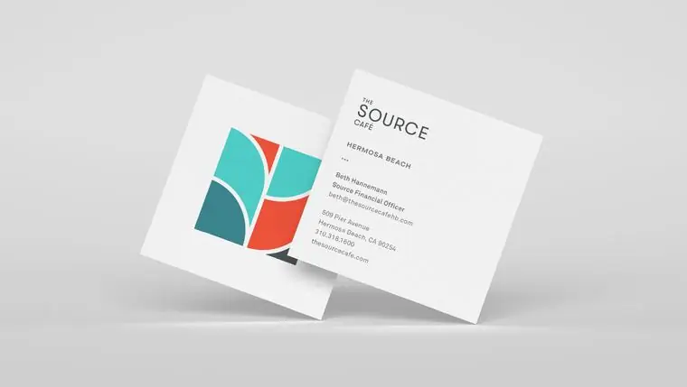 The Source Cafe brand work by Studio Parkside
