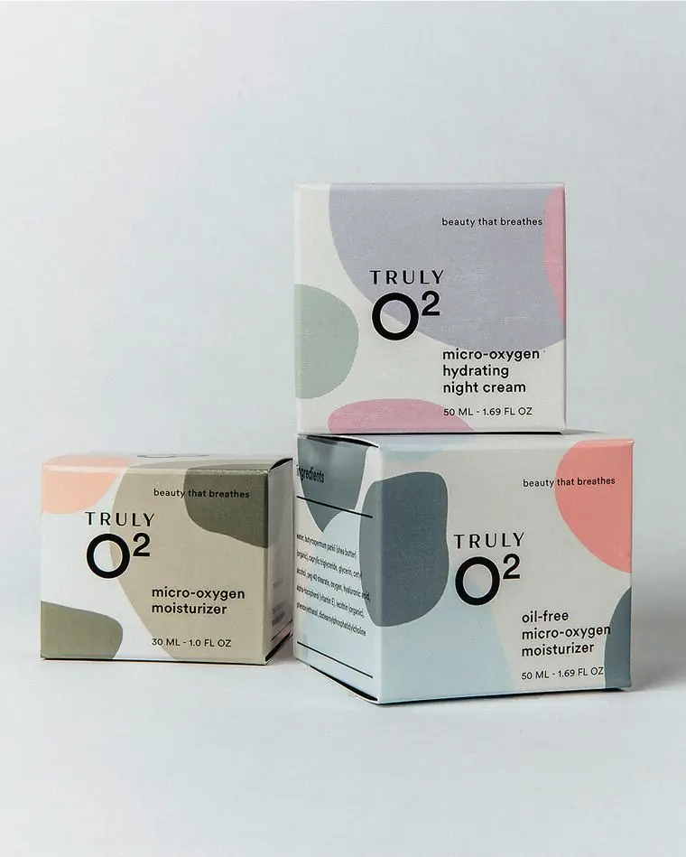 Truly O2 brand work by Studio Parkside