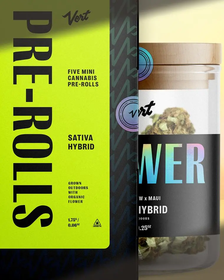 Vert brand work by Studio Parkside